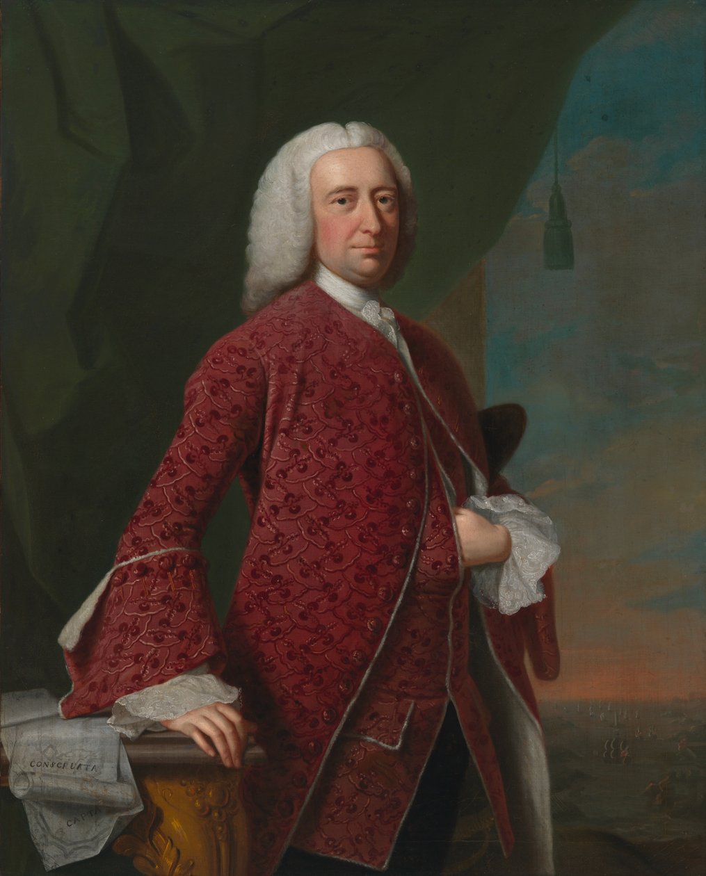 William Shirley, 1750. af Thomas Hudson