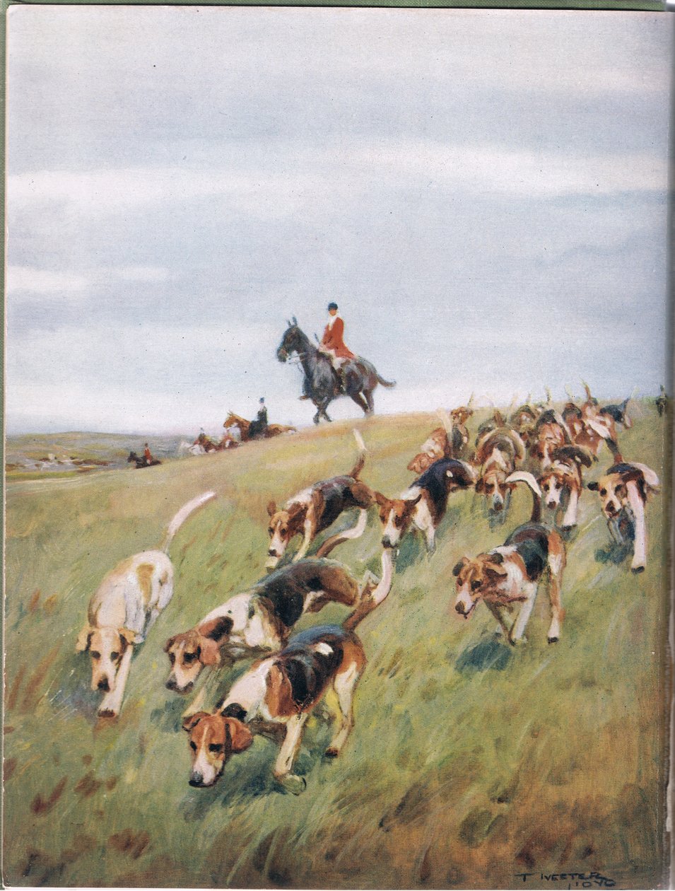 Rævejagt, illustration fra 