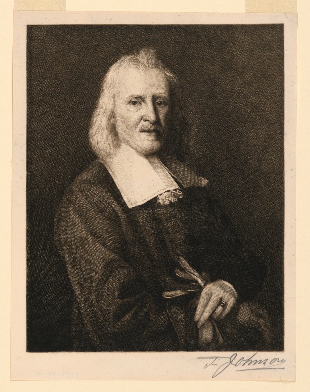 Oliver Cromwell af Thomas Johnson