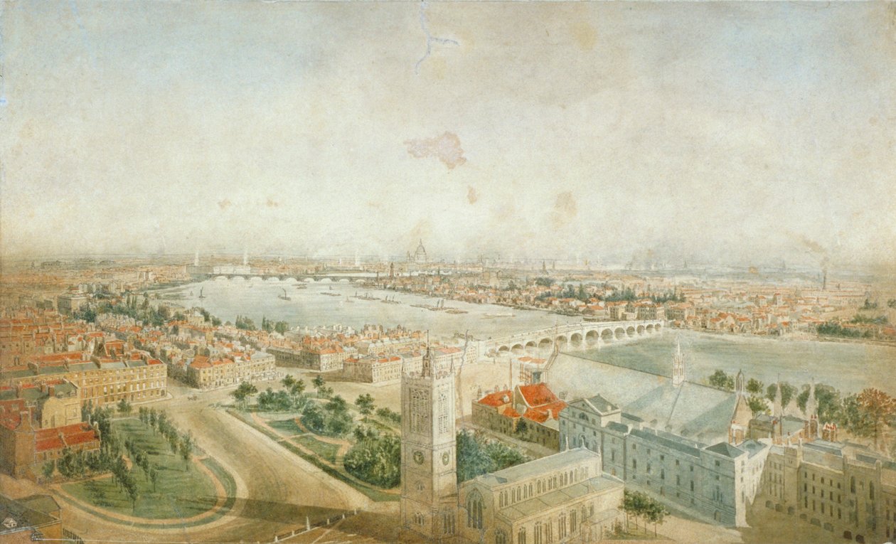 Westminster, London, c1830 af Thomas Kearnan