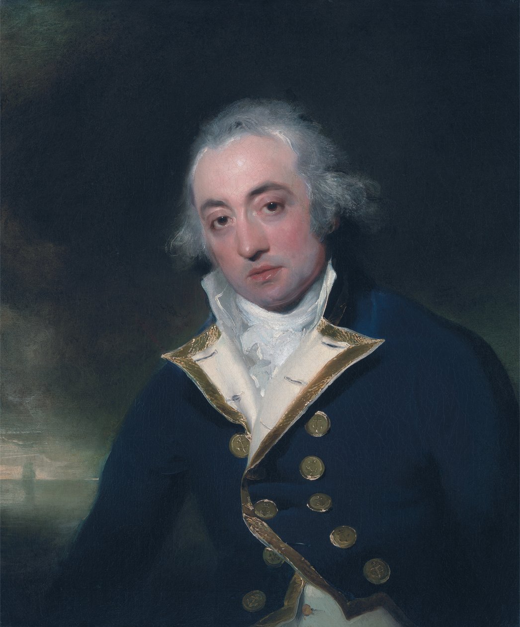 Admiral John Markham af Thomas Lawrence