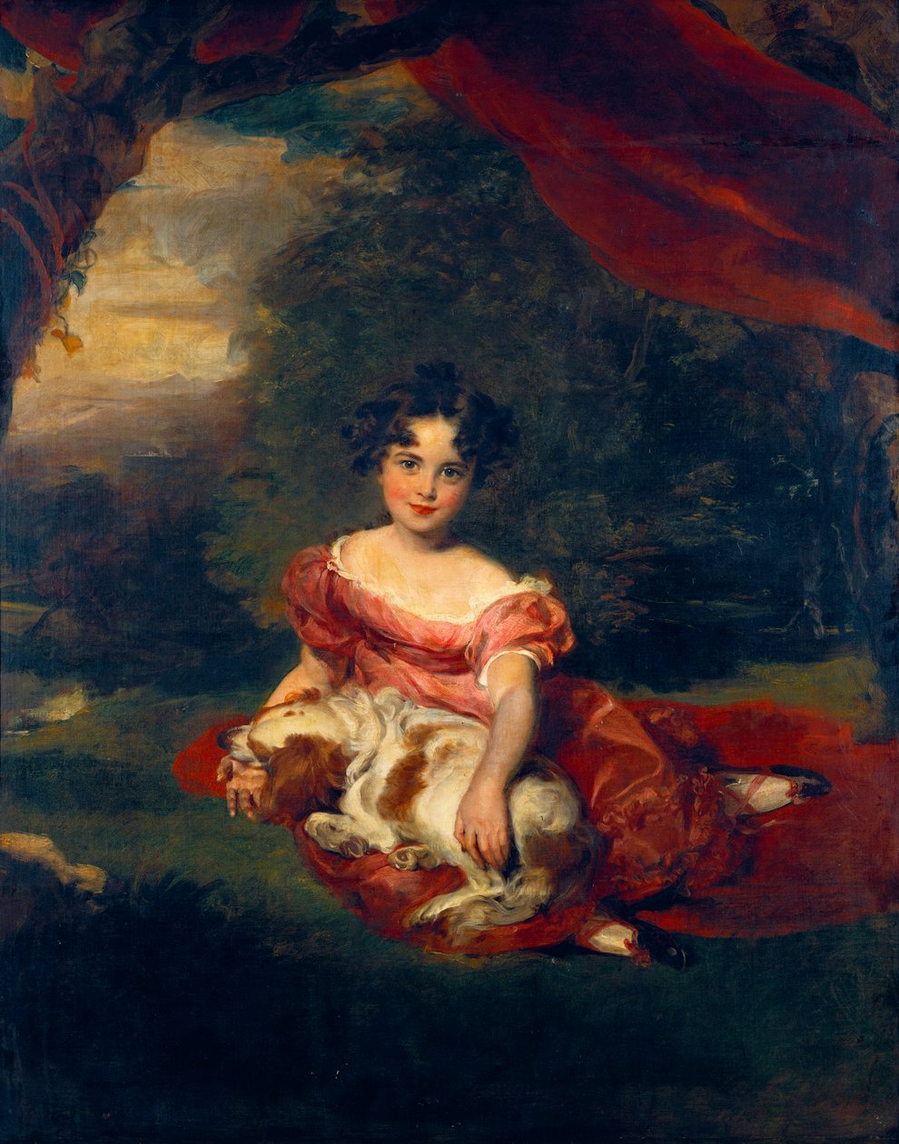 Portræt af frøken Julia Beatrice Peel af Thomas Lawrence