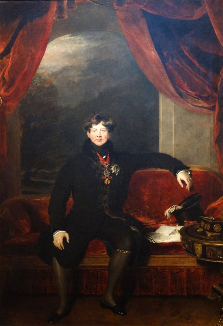 Portræt af kong George IV af Thomas Lawrence