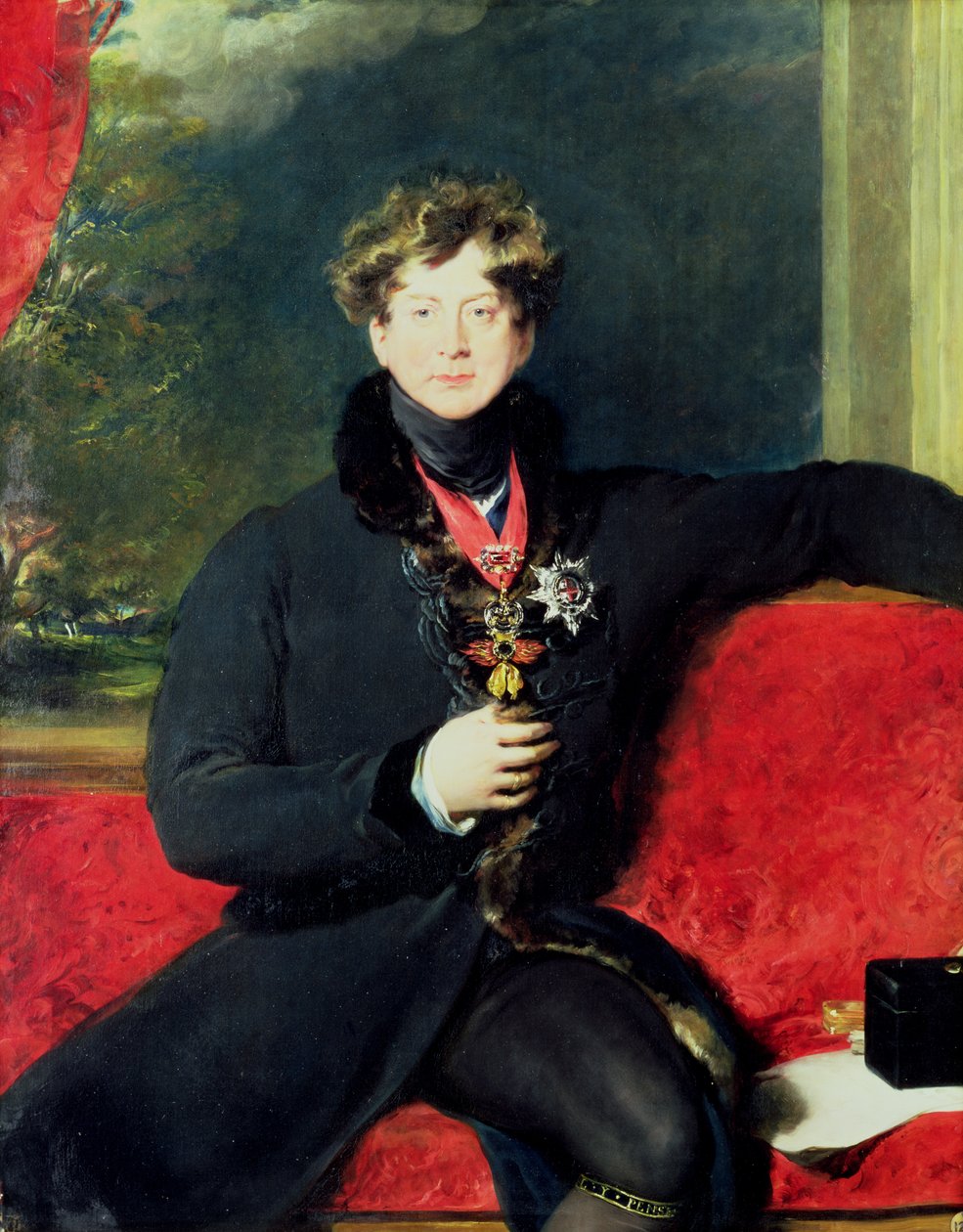 Portræt af kong George IV af Thomas Lawrence