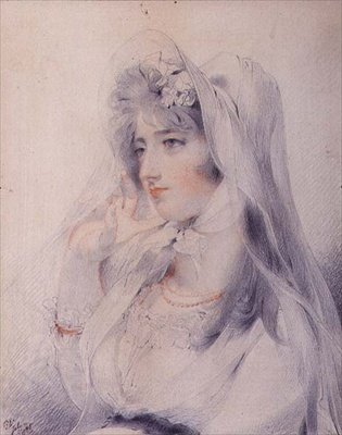Portræt af fru Angerstein af Thomas Lawrence