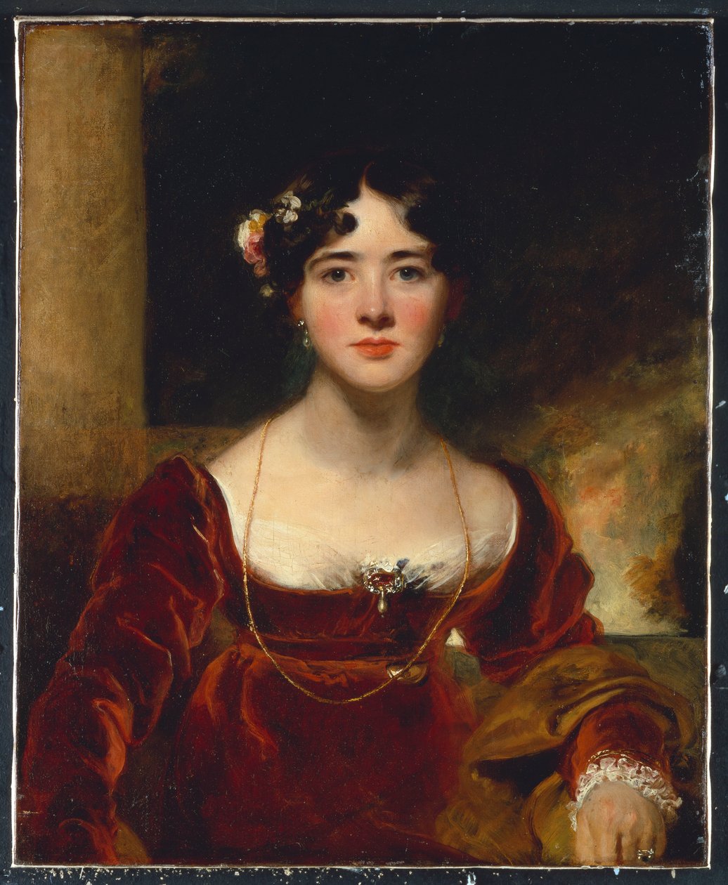 Portræt af fru John Allnutt, ca. 1810-15 af Thomas Lawrence