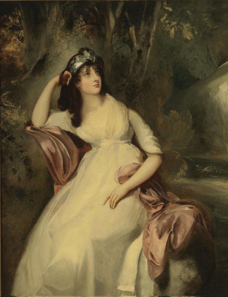 Portræt af Sally Siddons 1775-1803 af Thomas Lawrence