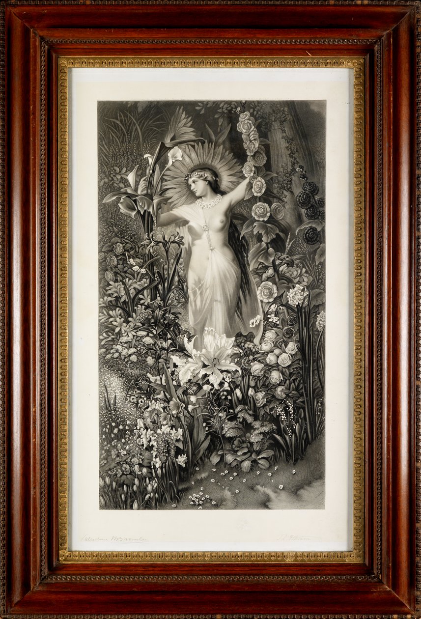 Flora (gravering) af Thomas Lewis Atkinson