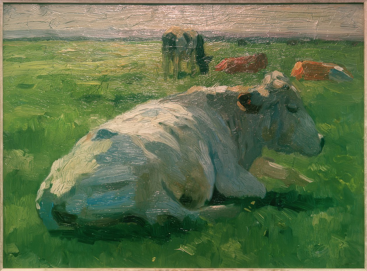 Liggende ko af Thomas Ludwig Herbst