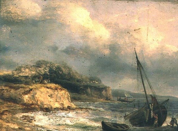 Kystscene af Thomas Luny