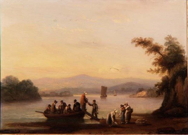 På Darten nær Dittisham af Thomas Luny
