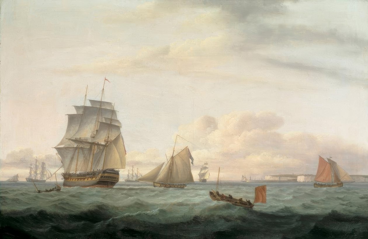 Forsendelse fra Ramsgate Harbor af Thomas Luny