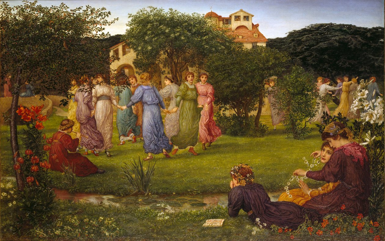 De dansende piger, 1882 af Thomas Matthews Rooke
