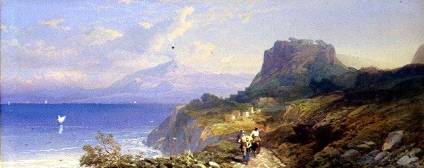 Taormina af Thomas Miles Richardson