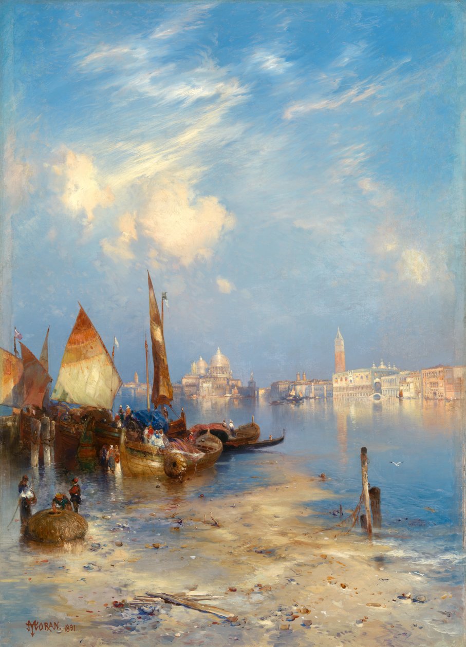 Udsigt over Venedig af Thomas Moran