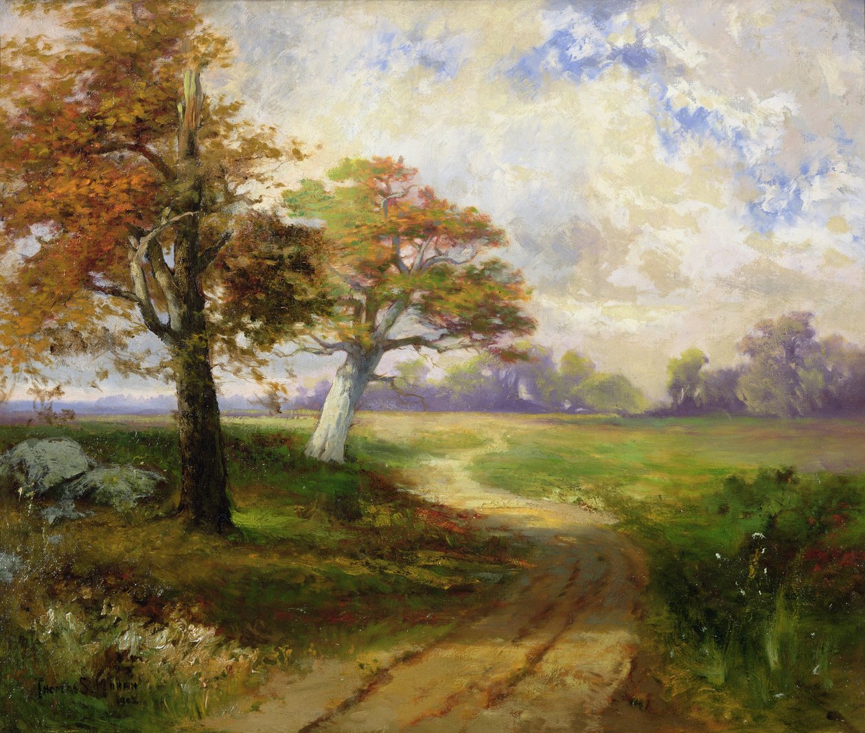 Efterårsscene af Thomas Moran