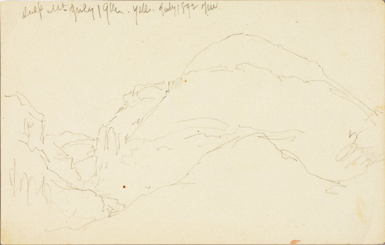 Svovlbjerget, Yellowstone af Thomas Moran