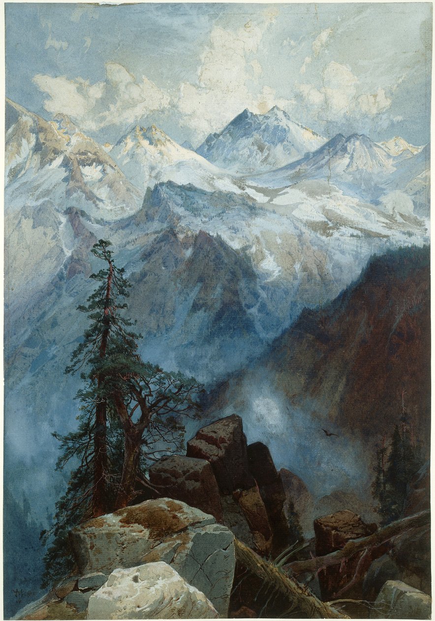 Sierras topmøde af Thomas Moran