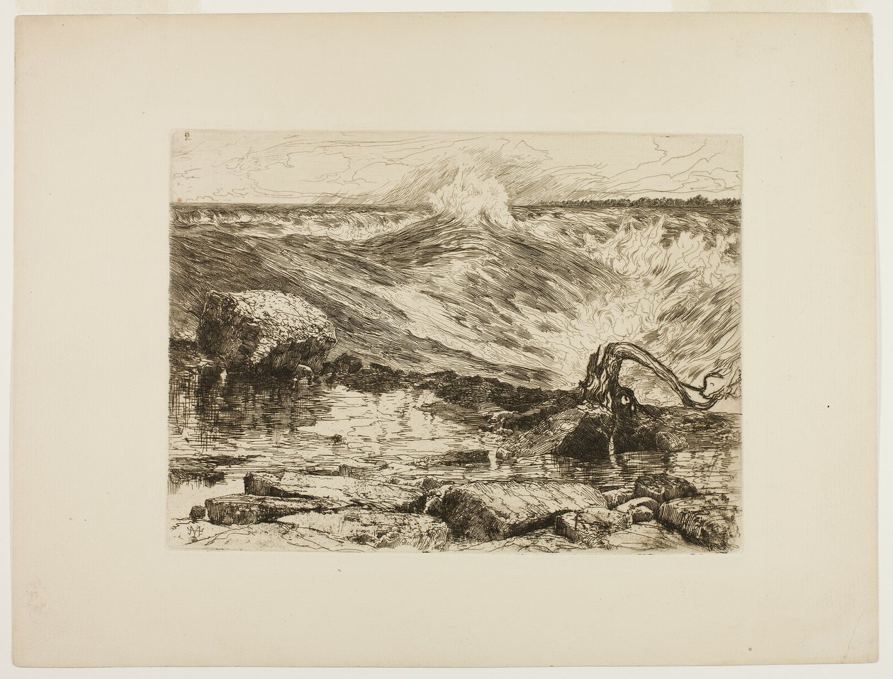 Strømfaldene over Niagara af Thomas Moran