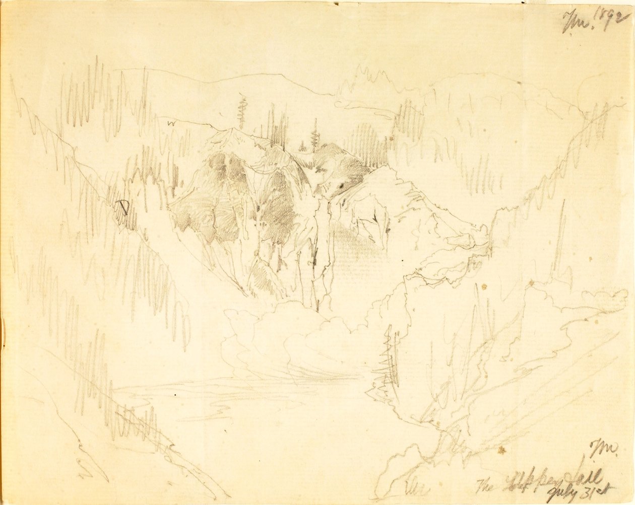 Det øvre fald af Thomas Moran
