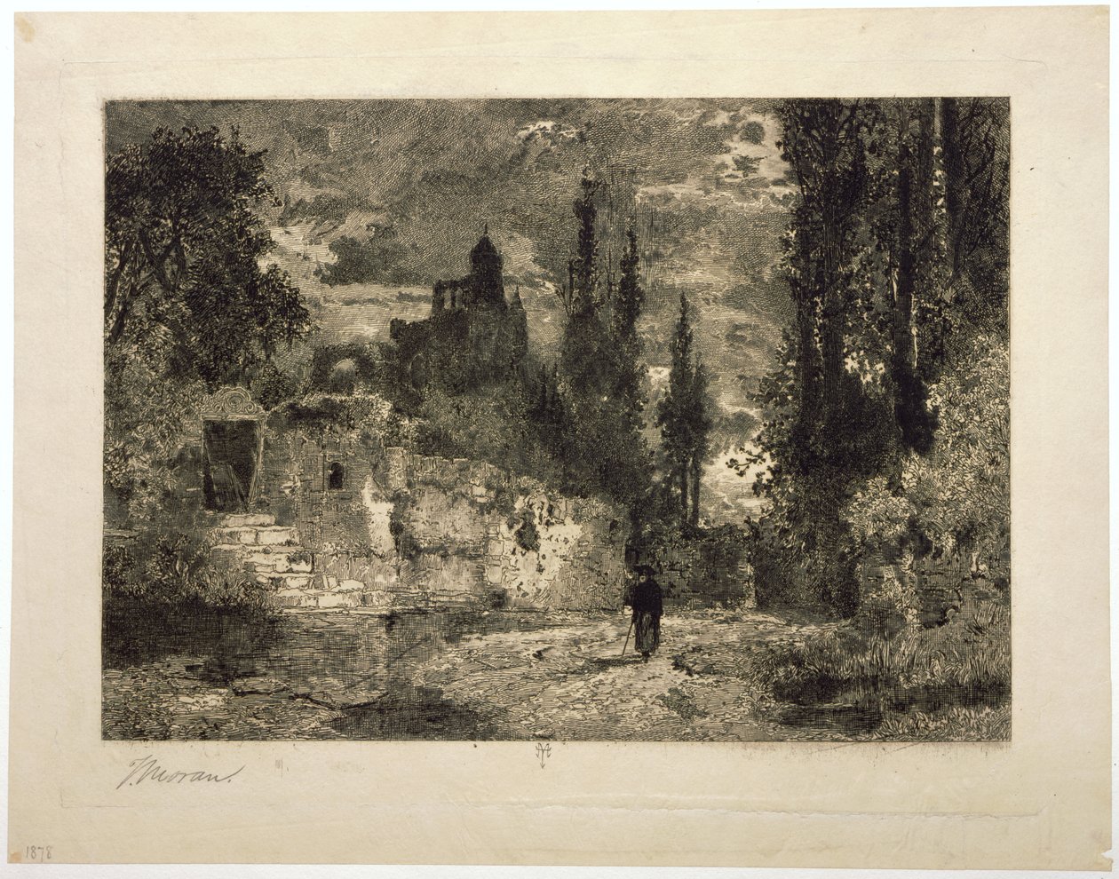 Tusmørke af Thomas Moran