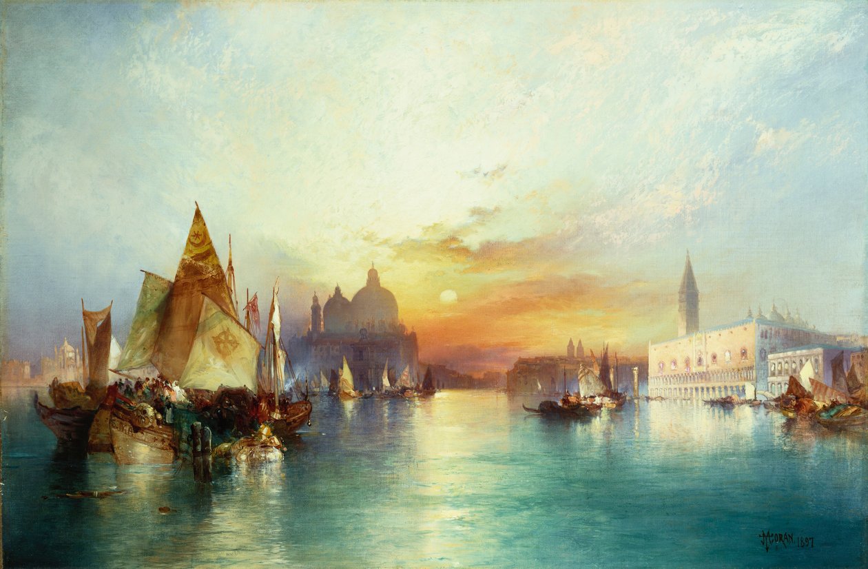 Venedig, 1897 af Thomas Moran