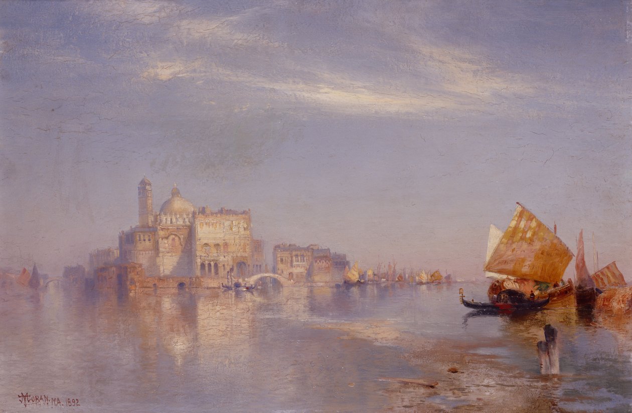 Udsigt over Venedig af Thomas Moran