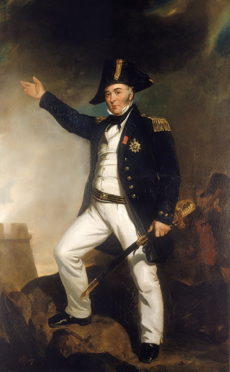 Admiral Sir Charles Napier (1786-1860) af Thomas Musgrave Joy