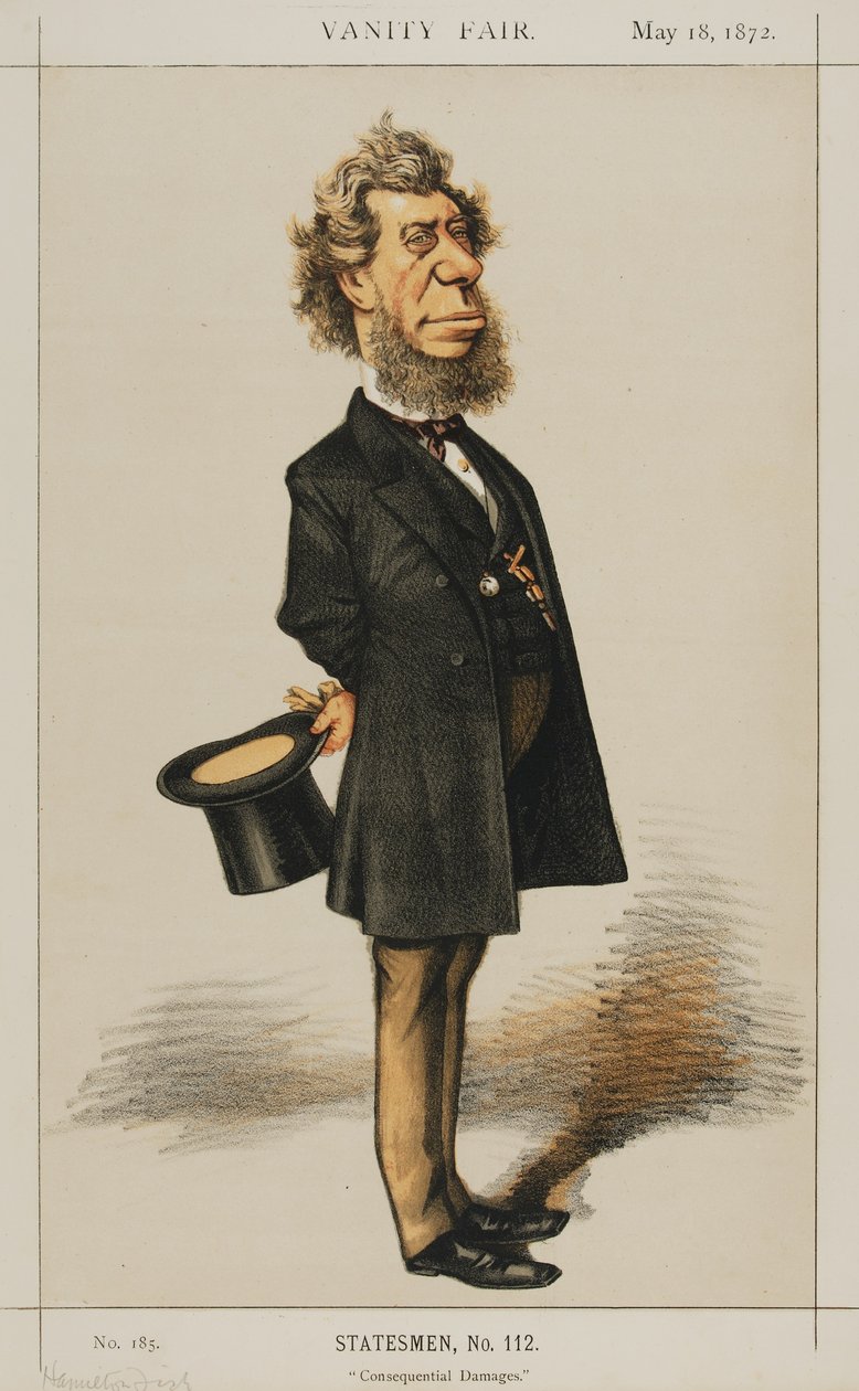 Hamilton Fish, Vanity Fair, 1872-05-18 af Thomas Nast