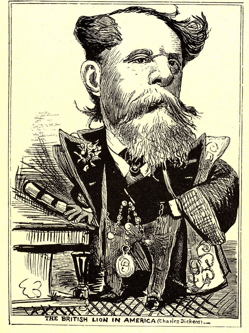 Den britiske løve i Amerika, 1867-68 af Thomas Nast