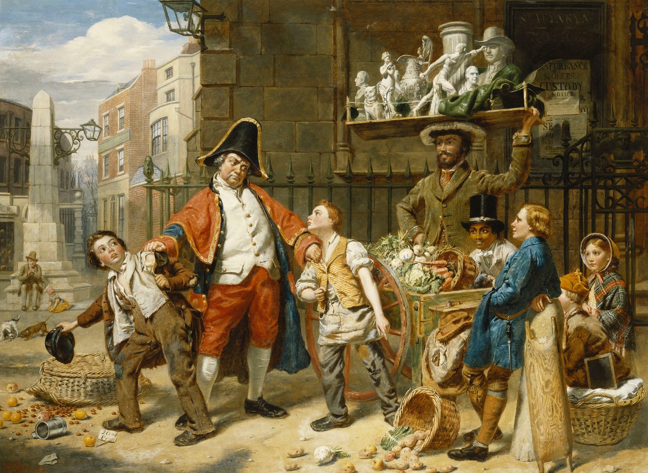 Den afbrudte kamp, 1858 af Thomas P. Hall