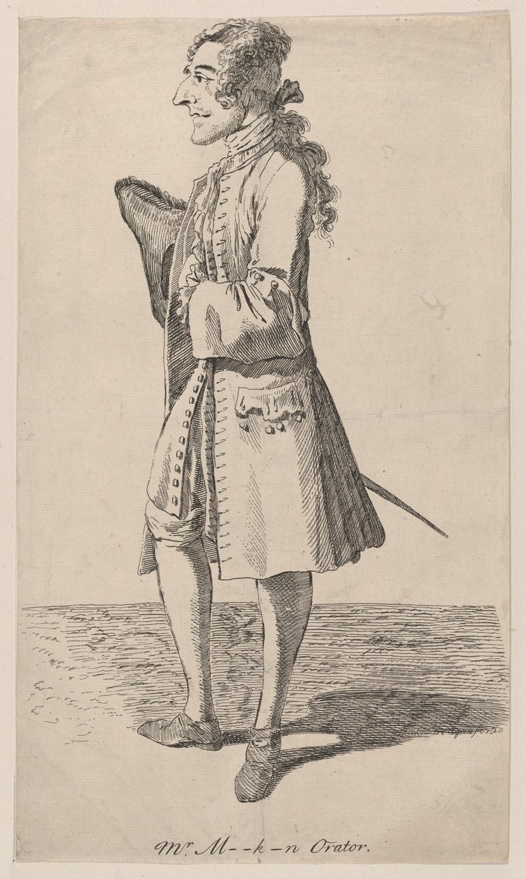 Macklin Orator, 1750-80., 1750-80. af Thomas Patch