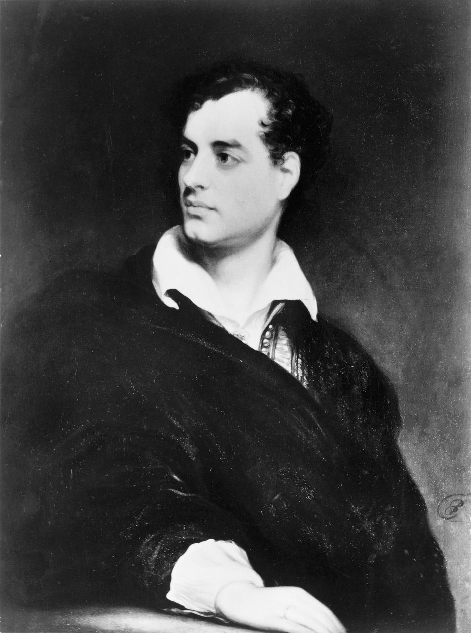 Lord Byron, engelsk romantisk digter, 1814 af Thomas Phillips