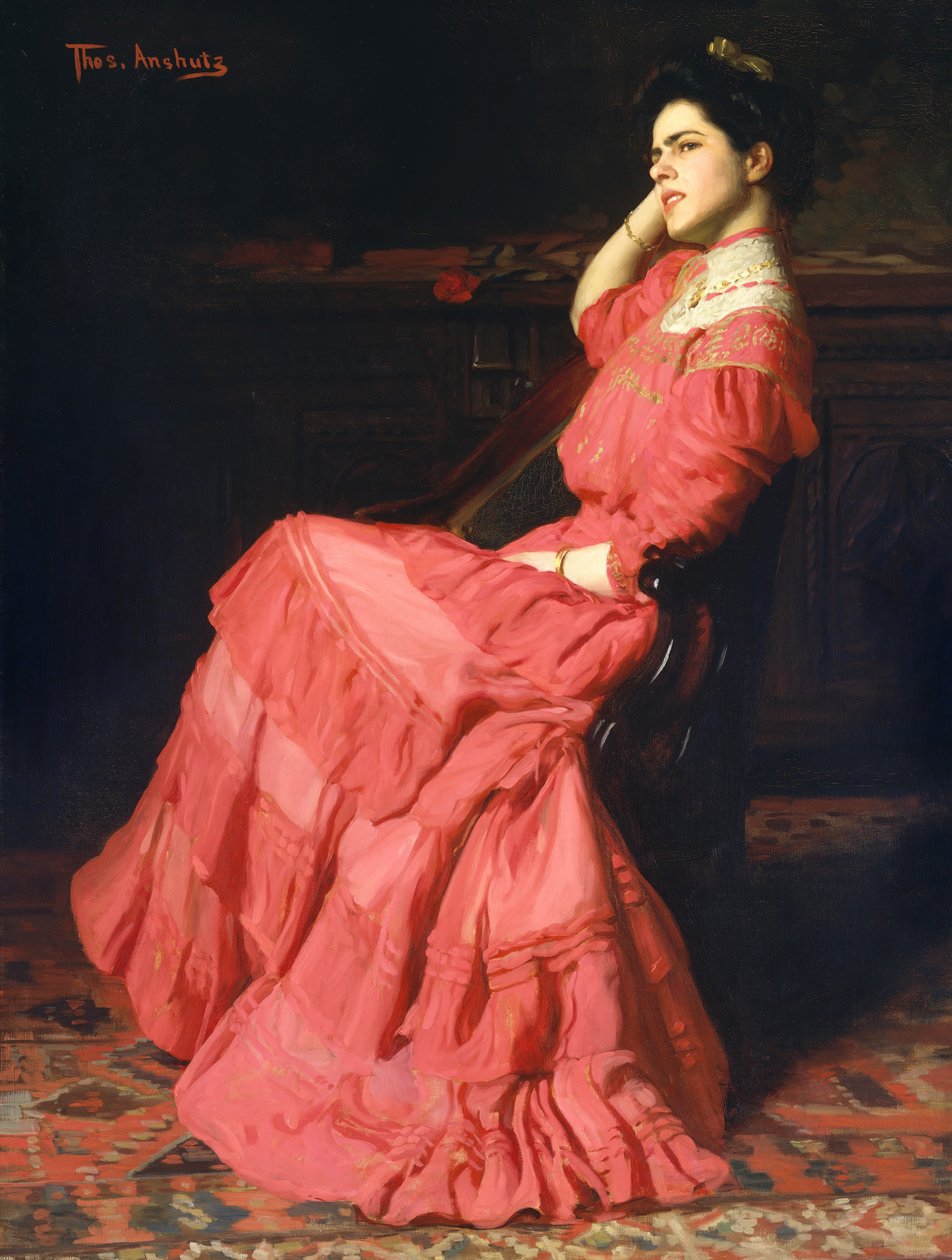 En rose, 1907. af Thomas Pollock Anshutz