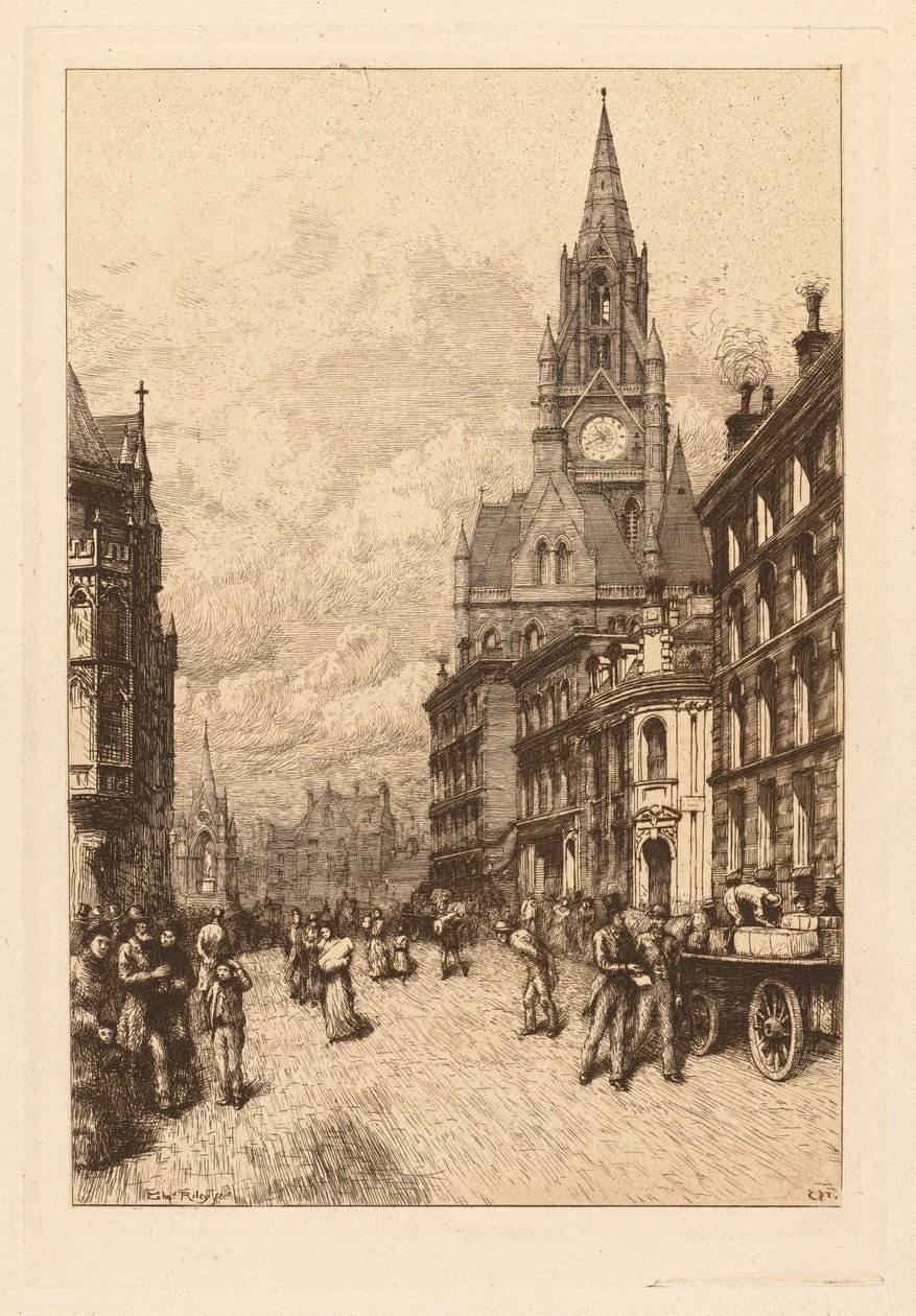 Rådhus, Manchester af Thomas Riley