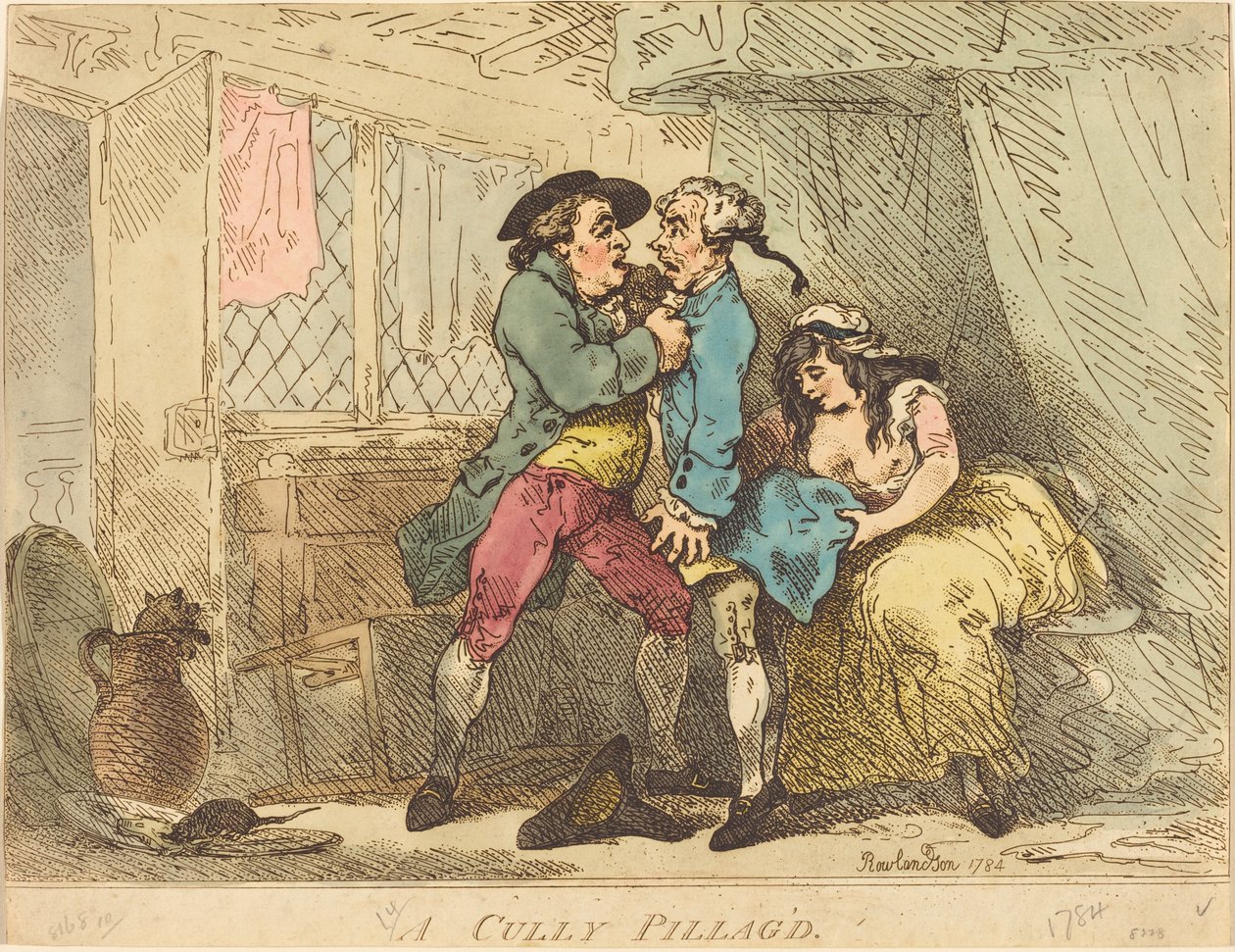 En Cully Pillaged af Thomas Rowlandson