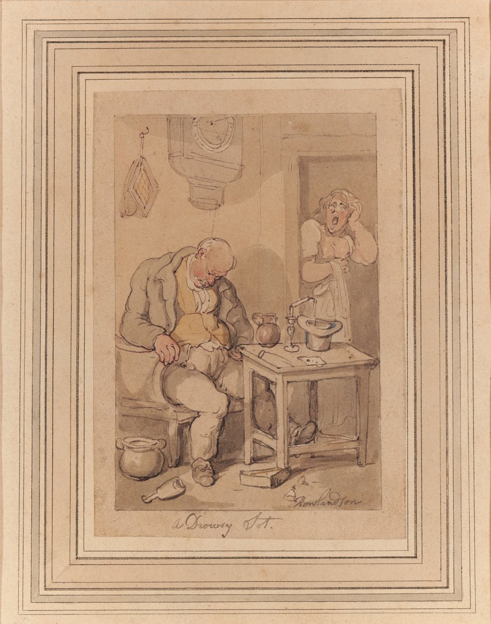 En døsig Sot af Thomas Rowlandson