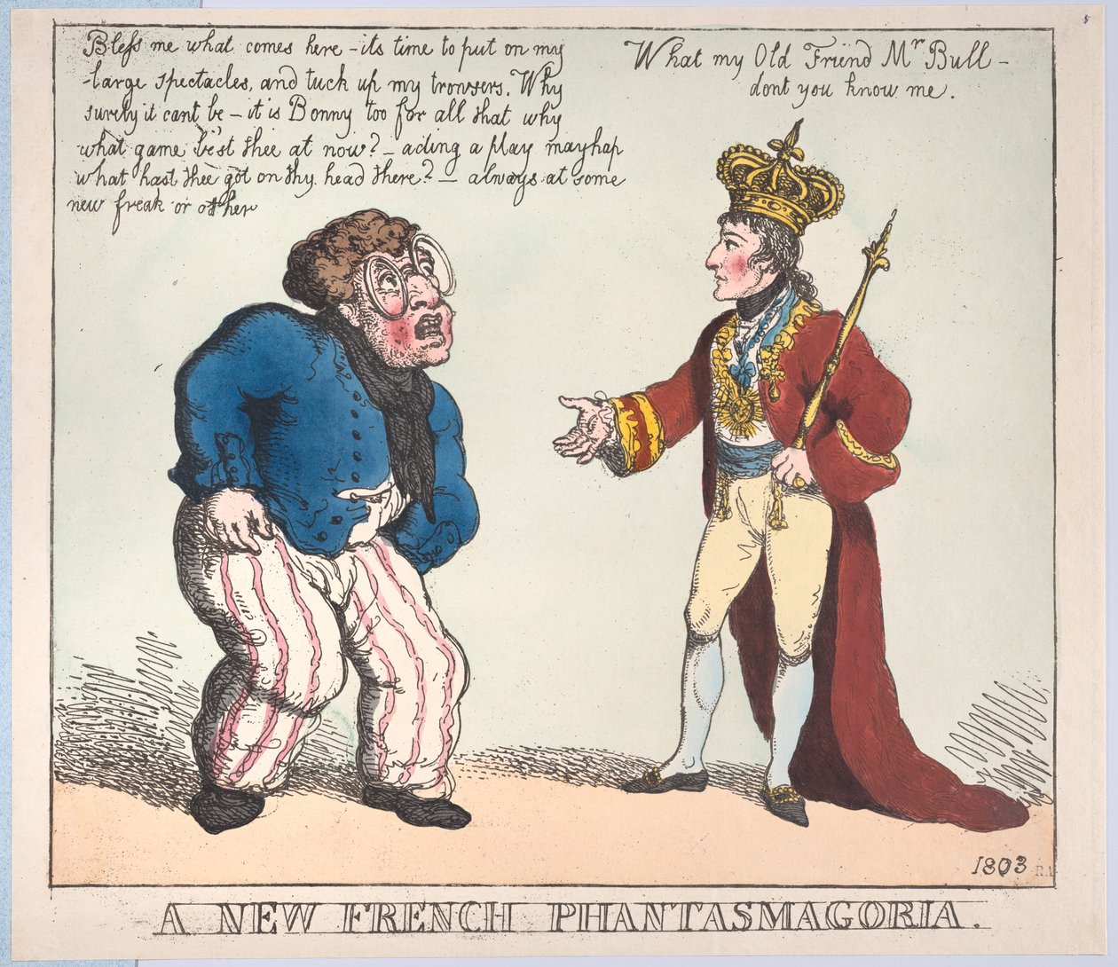 A New French Phantasmagoria, 1803., 1803. af Thomas Rowlandson
