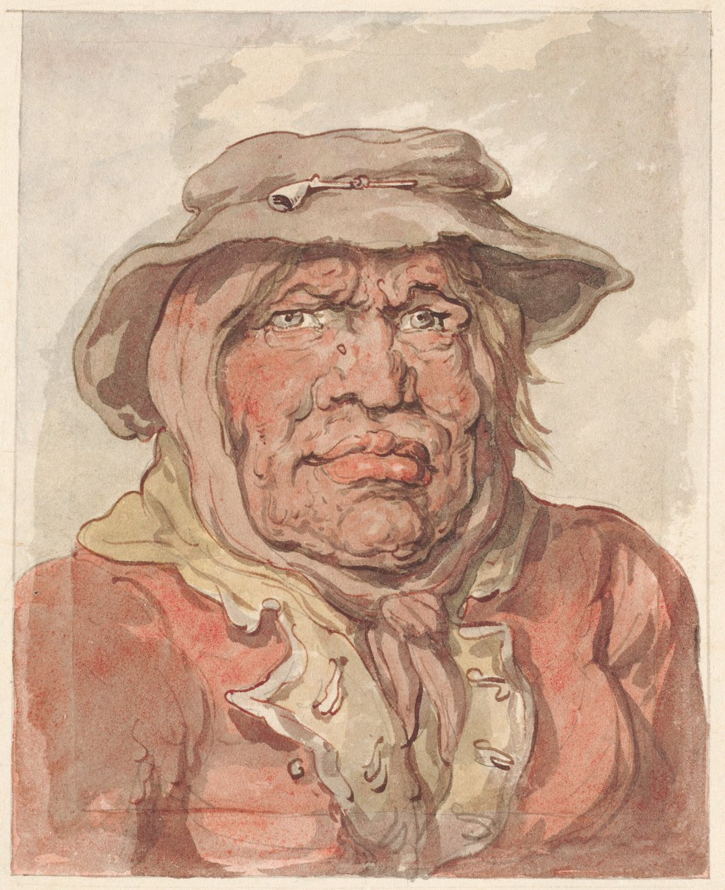 En soldats enke af Thomas Rowlandson