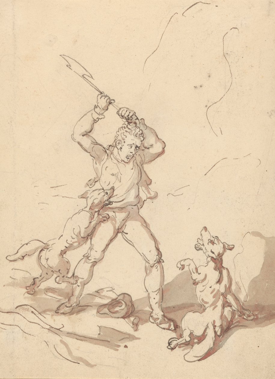 Album tegning af Thomas Rowlandson