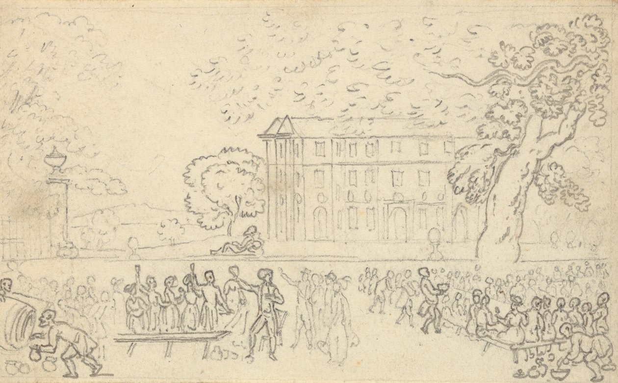 Album tegning af Thomas Rowlandson
