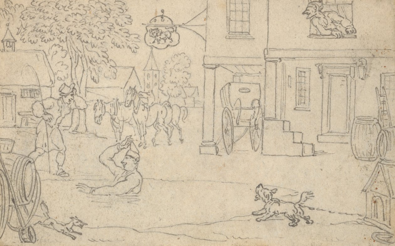 Album tegning af Thomas Rowlandson