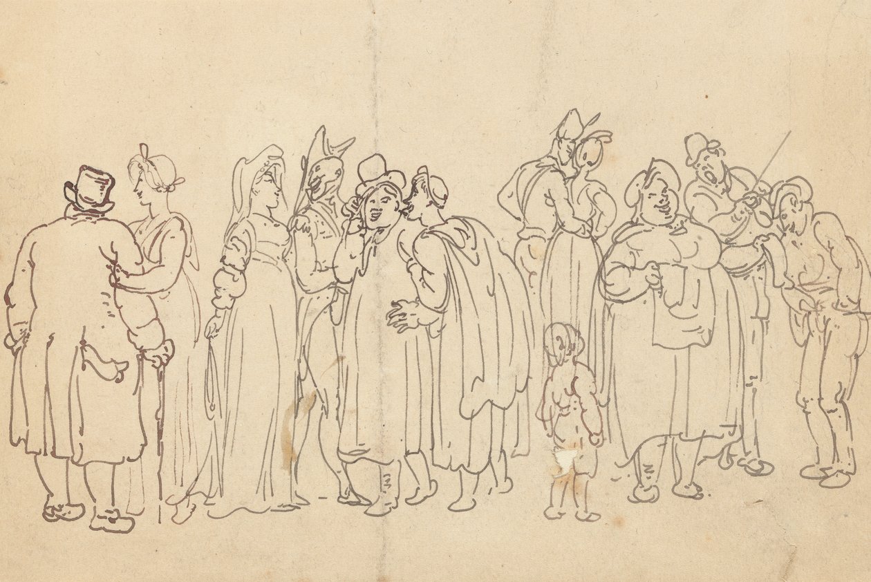 Album tegning af Thomas Rowlandson