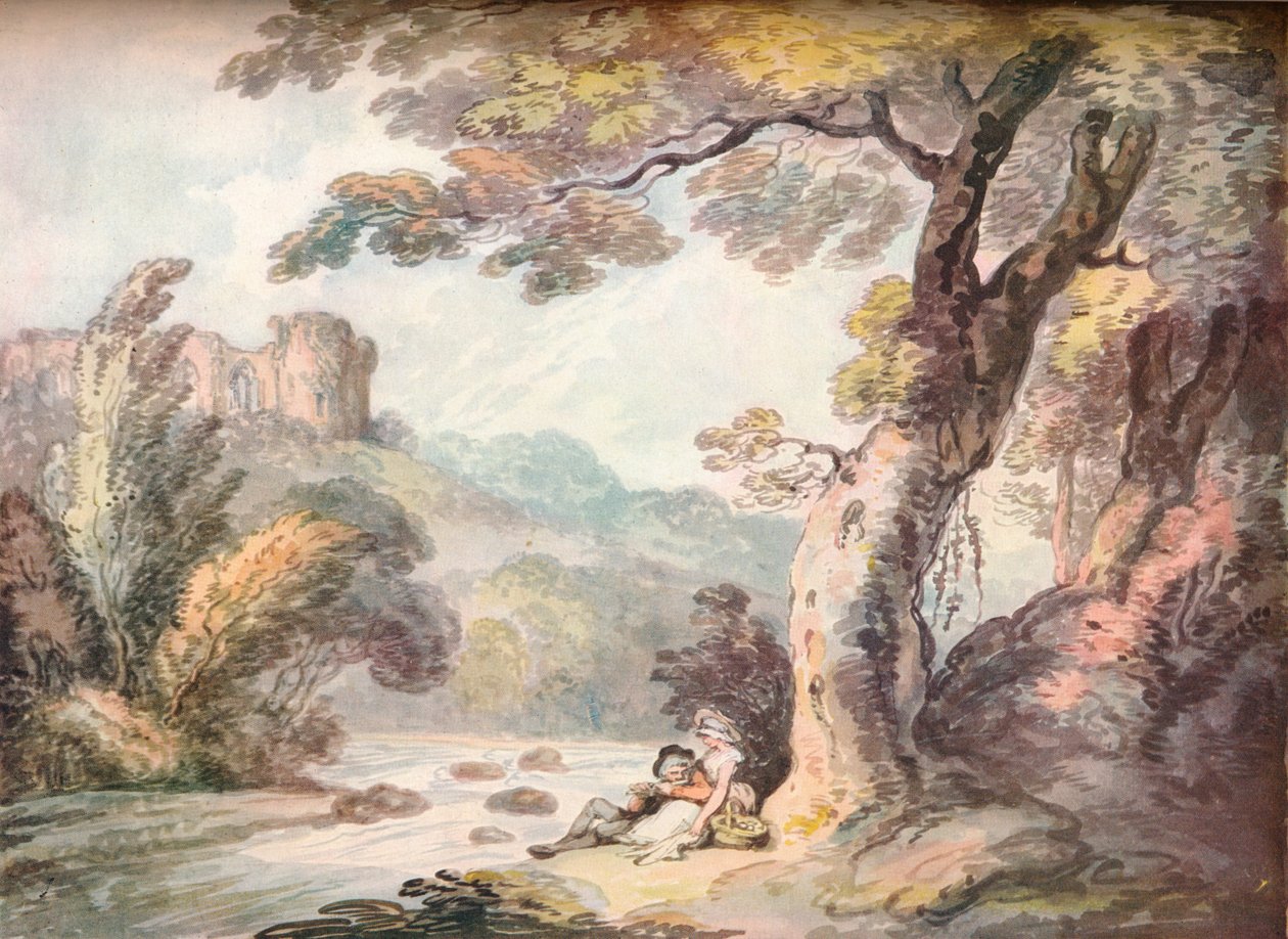En idyl, c1815 af Thomas Rowlandson