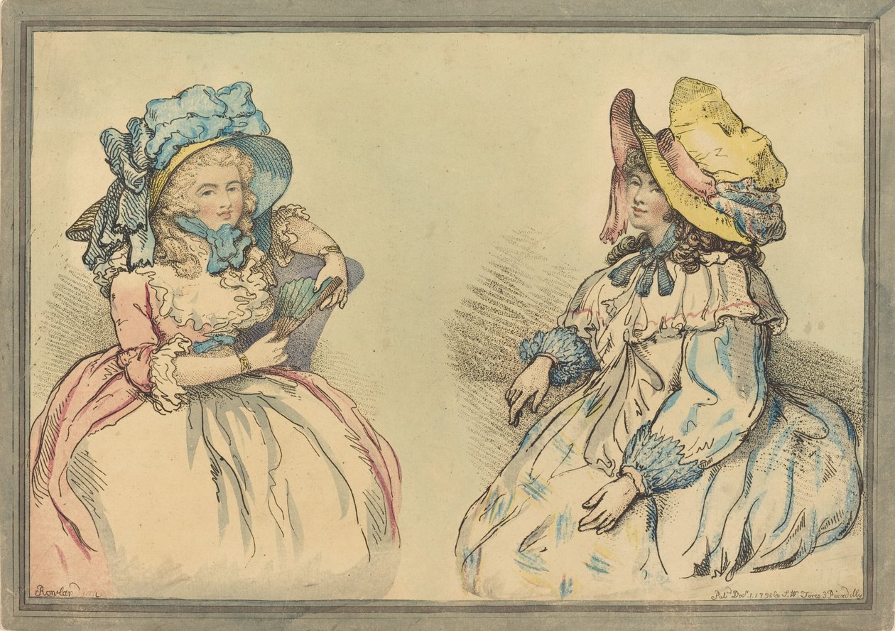 Beautys, udgivet 1792. af Thomas Rowlandson