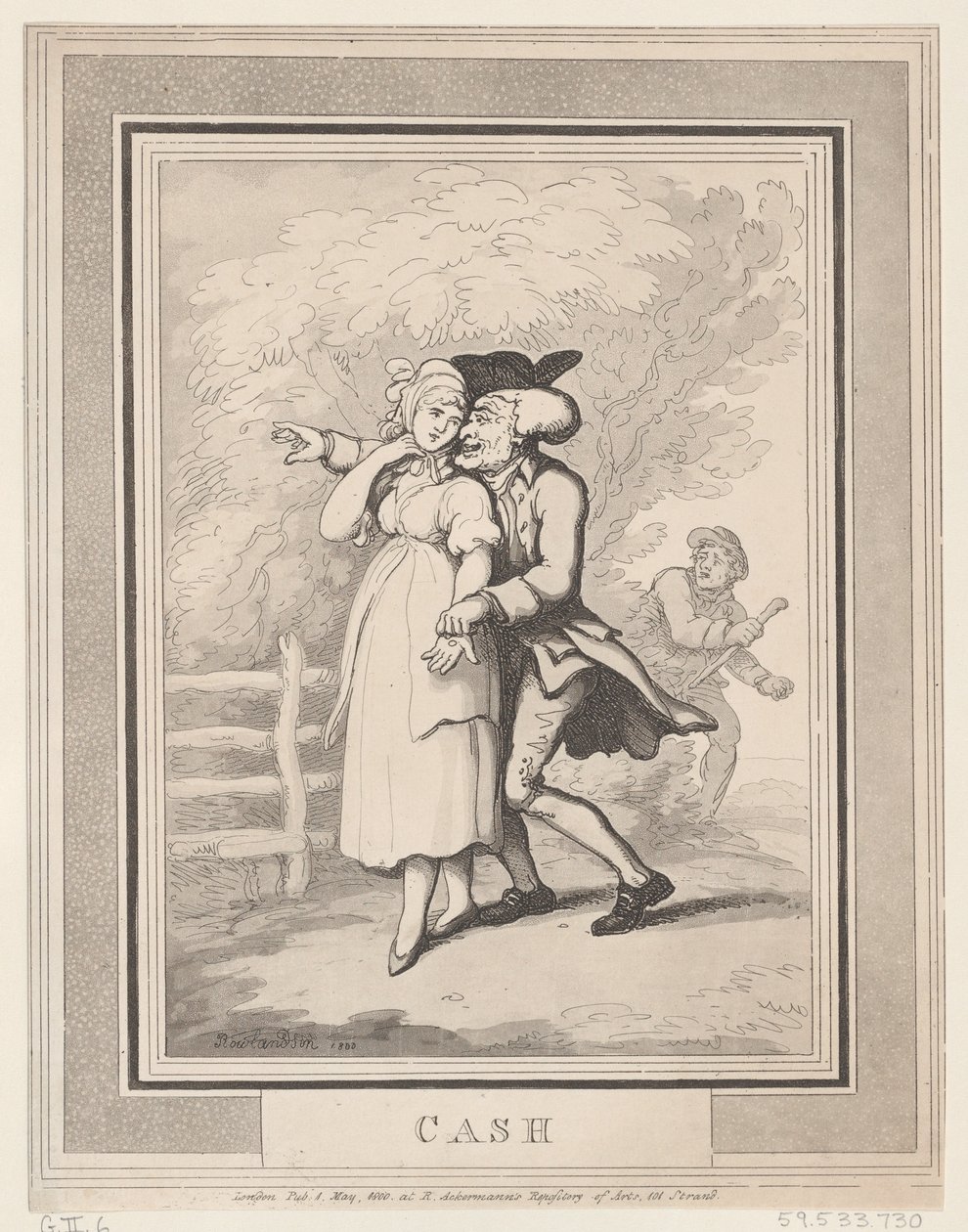 Kontant, 1. maj 1800., 1. maj 1800. af Thomas Rowlandson