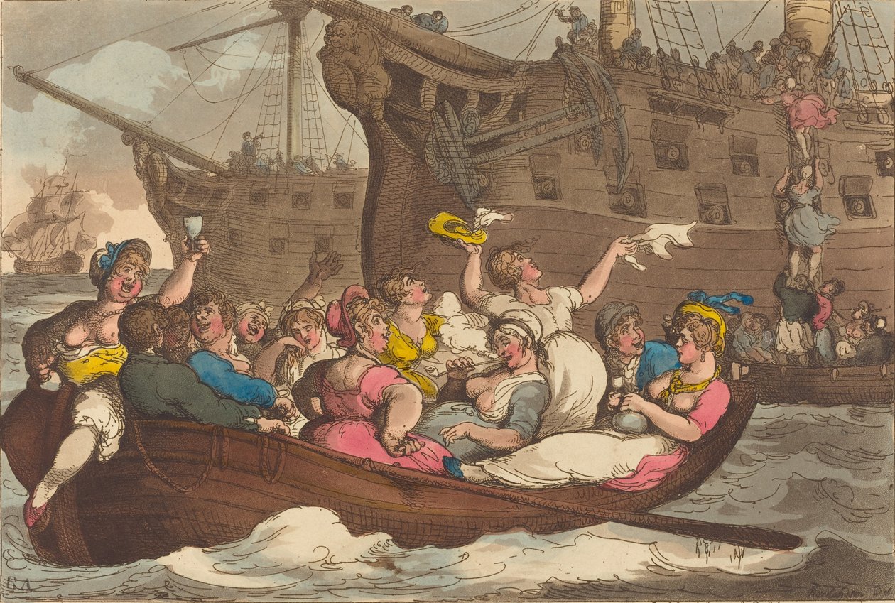 Kvæg ikke forsikringspligtigt, udgivet 1809. af Thomas Rowlandson