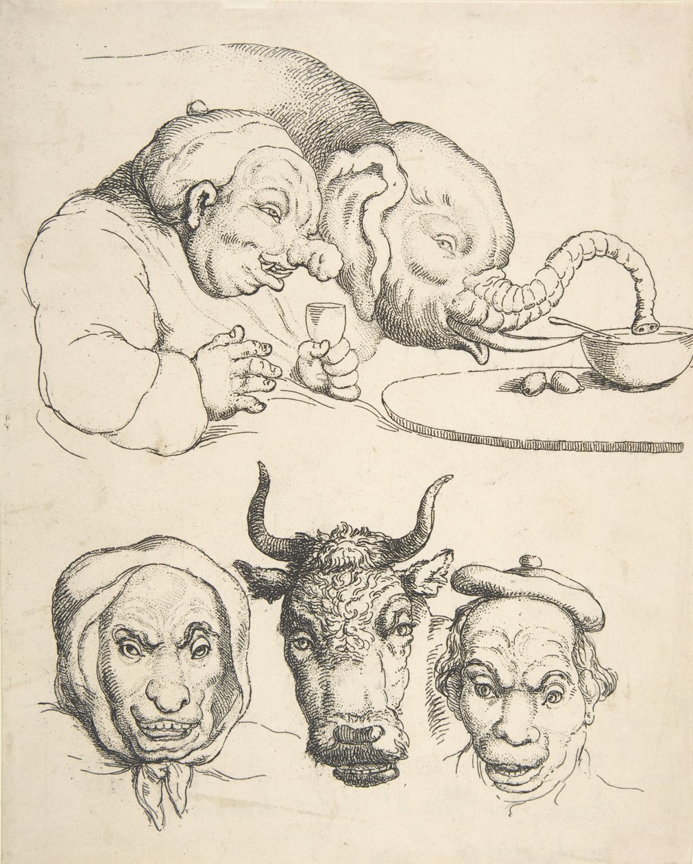 Sammenlignende anatomi, 1800-25., 1800-25. af Thomas Rowlandson