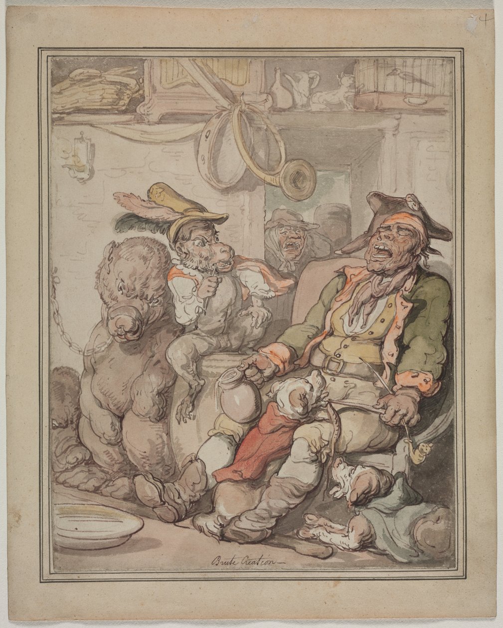 Komparativ anatomiundersøgelse af Thomas Rowlandson