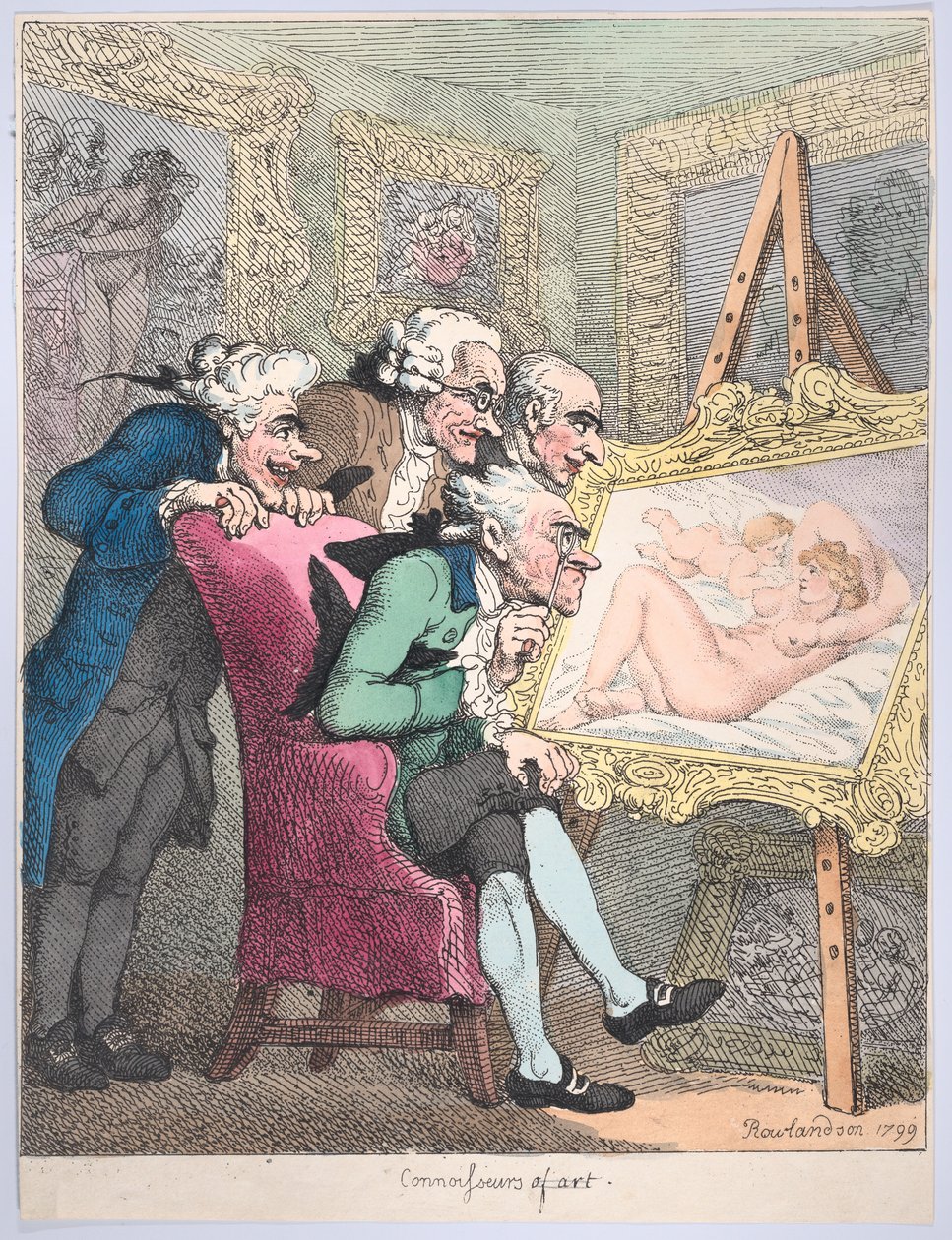 Connoisseurs, 20. juni 1799., 20. juni 1799. af Thomas Rowlandson